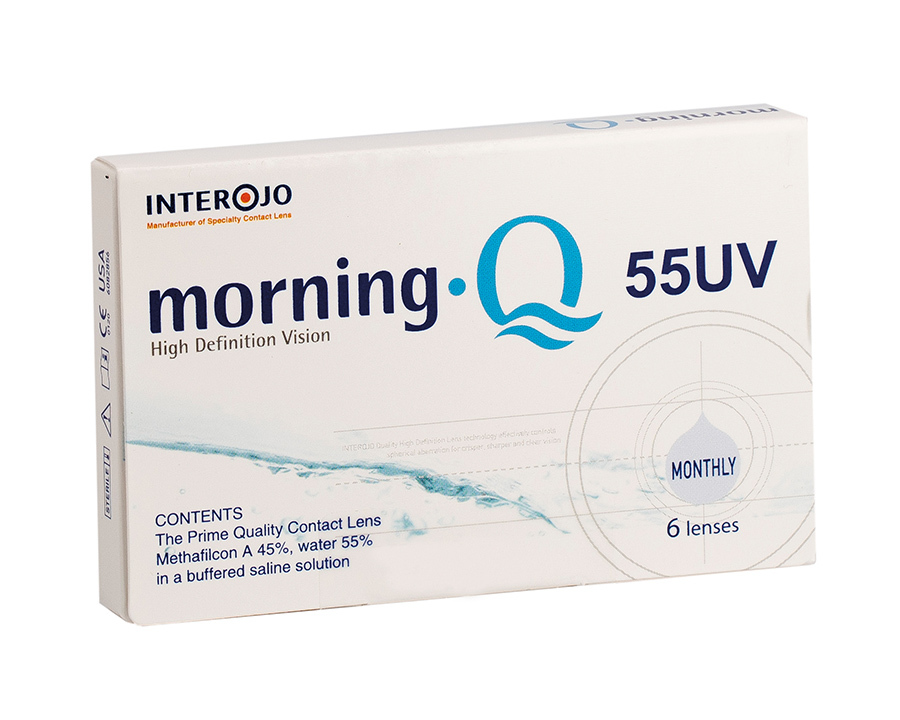 Мягкие контактные линзы Контактные линзы Morning Q 55UV Фото №1 - linza.ua